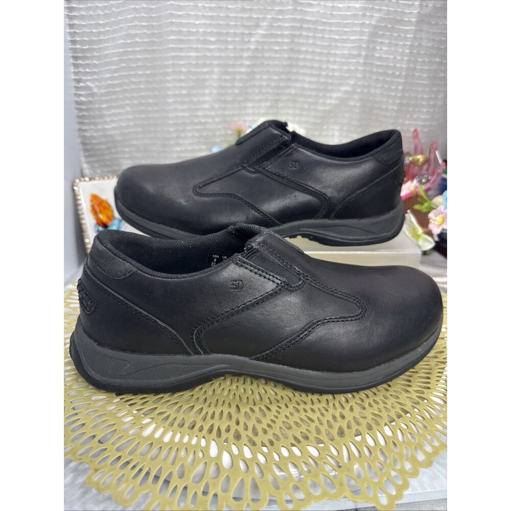 (E2) Red Wing Comfort Pro8706 Safety Toe Slip-On Leather Work Shoes Men's,Sz 8E2